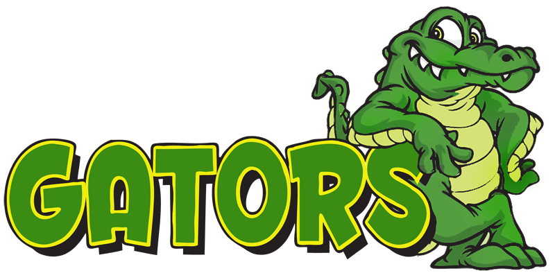 Green Gator Logo - Football gator banner freeuse stock png