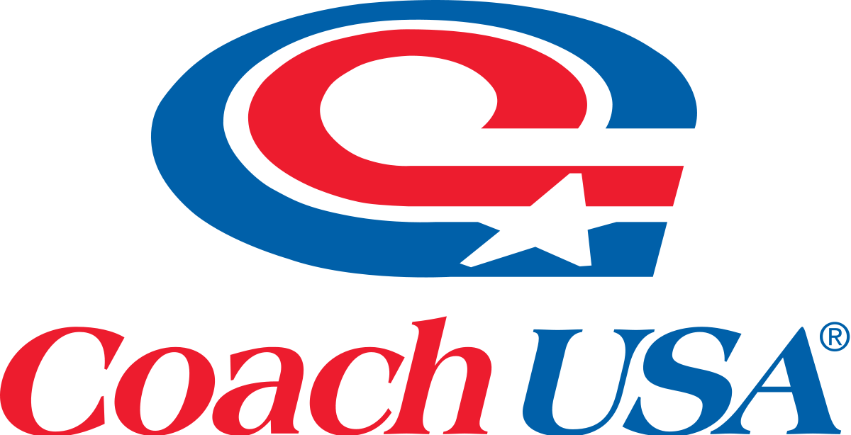Red White Blue USA Company Logo - Coach USA
