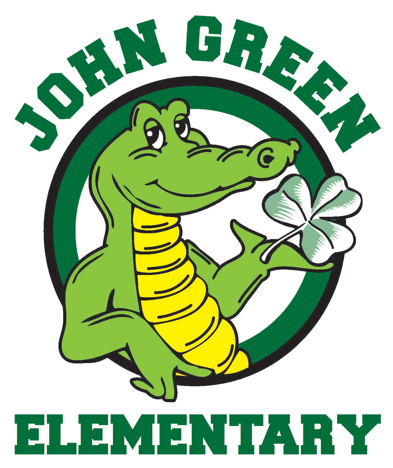 Green Gator Logo - Green Elementary School / Homepage