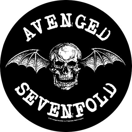 Avenged Sevenfold Logo - XLG Avenged Sevenfold Deathbat Back Patch Heavy Metal