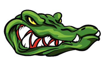 Green Gator Logo - Alpha Elementary School / Overview