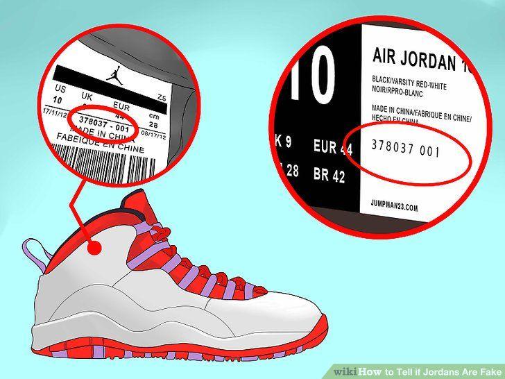 Red and White Jordan Logo - The Best Ways to Tell if Jordans Are Fake - wikiHow