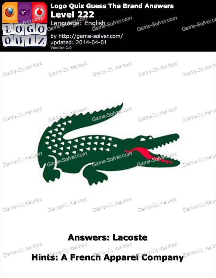 French Apparel Company Alligator Logo - A French Apparel Company - Game Solver