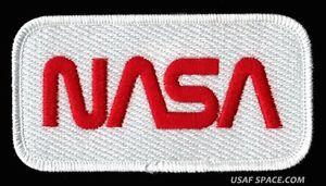 Official NASA Logo - AUTHENTIC NASA WORM LOGO AB Emblem PROGRAM PATCH