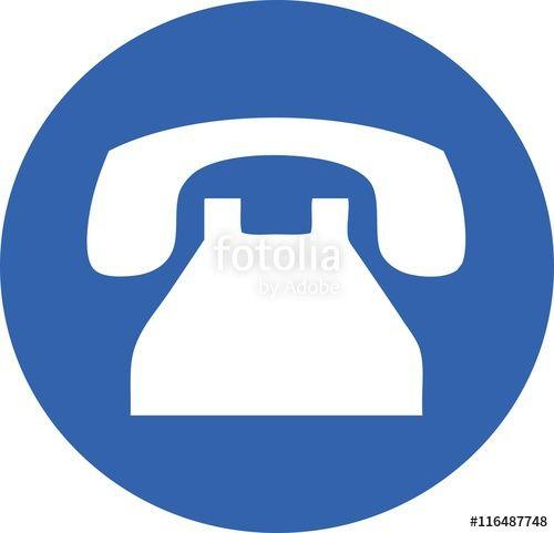 Call Logo - telephone icon old phone business call support communication sign ...