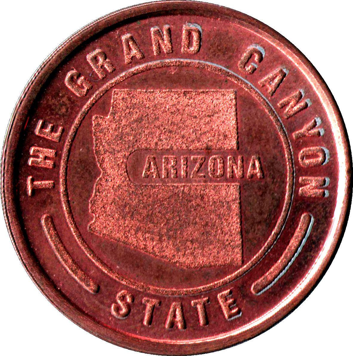 Grand Canyon State Logo - Token - Arizona (The Grand Canyon State - Glen Canyon Dam ...