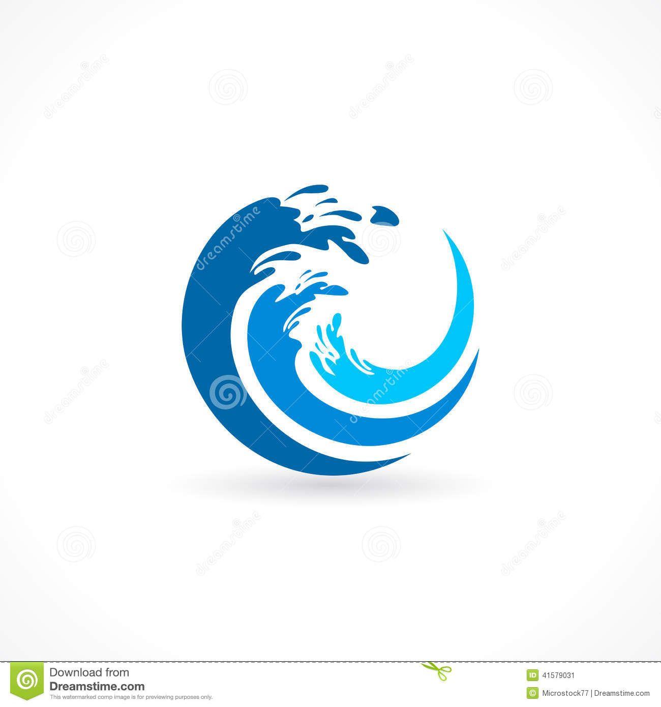 Water Circle Logo - Water Wave Splash Icon From Over 64 Million High Quality