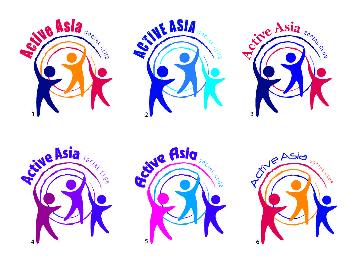 Social Club Logo - Bold, Modern, Social Club Logo Design for ACTIVE ASIA Social Club by ...