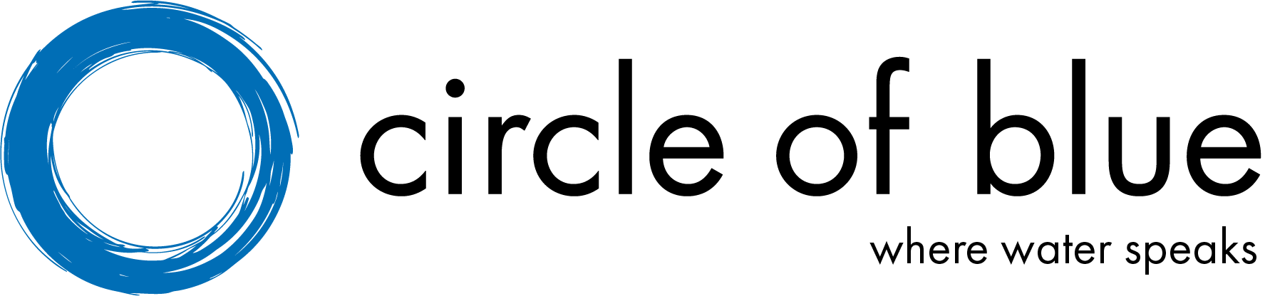 Water Circle Logo - Circle of Blue | Water Reporting, Data & Convening
