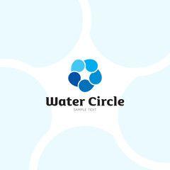 Water Circle Logo - water Logo