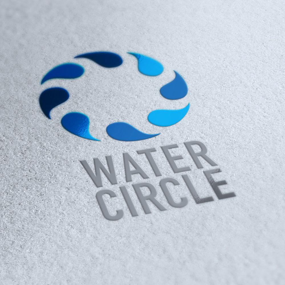 Water Circle Logo - GRAPHICA Design Studio