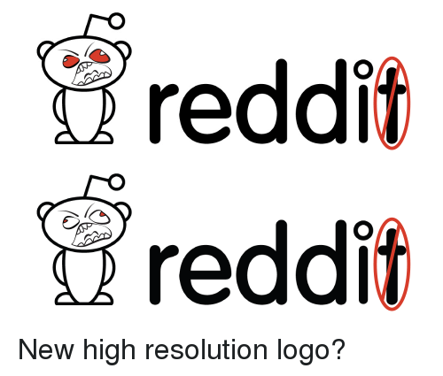 High Resolution Reddit Logo - Reddit Reddit New High Resolution Logo? | Reddit Meme on ME.ME