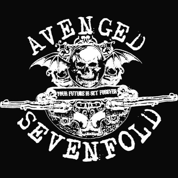 Avenged Sevenfold Black and White Logo - avenged sevenfold logo avenged sevenfold logo apron customon ...