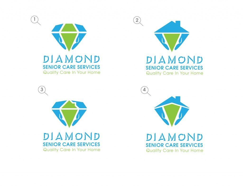 Senior Care Logo - Diamond Senior Care Logo | Co-heirs Design Studios
