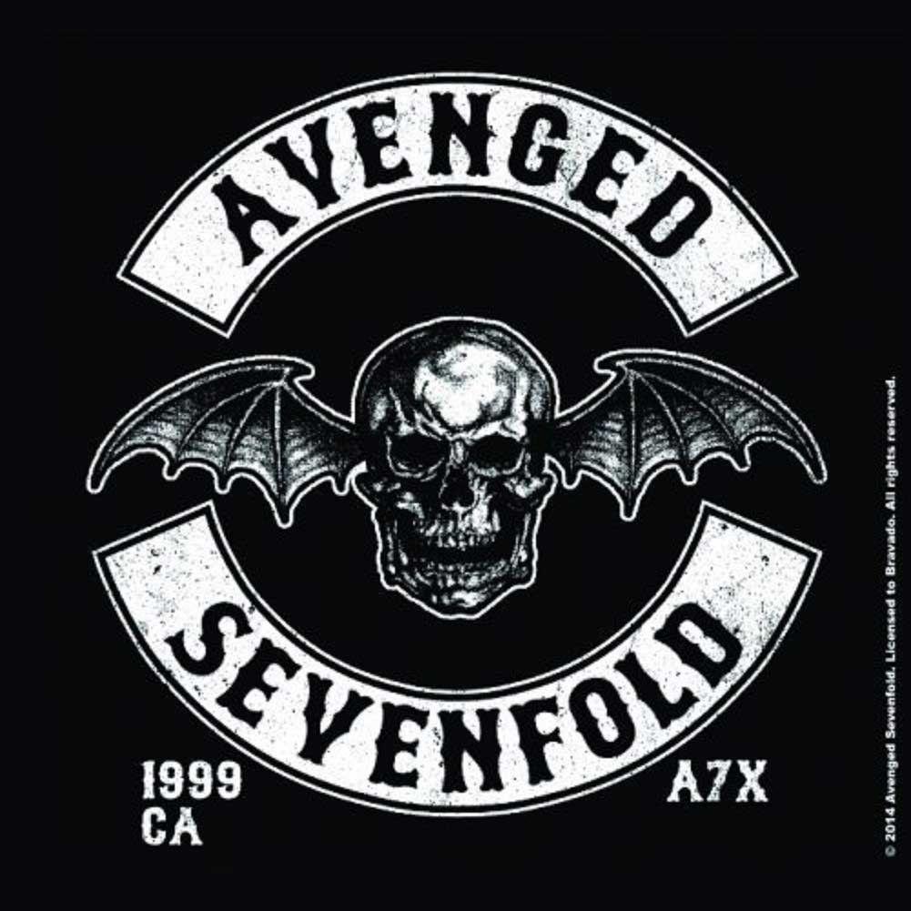 Avenged Sevenfold Logo - Amazon.com. Avenged Sevenfold Coaster Deathbat Crest Band Logo