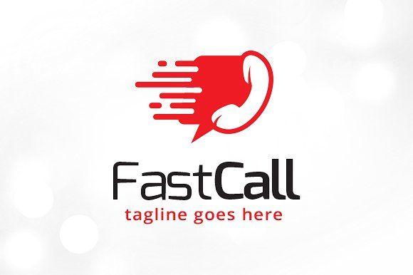 Call Logo - Fast Call Logo Template ~ Logo Templates ~ Creative Market