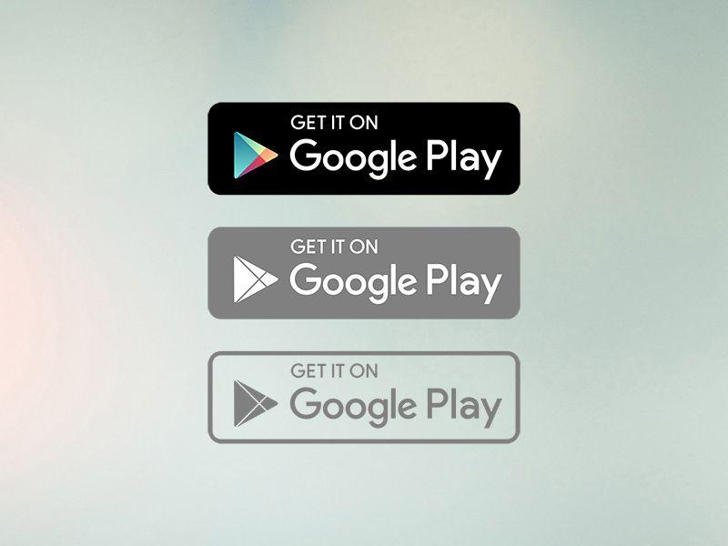 Andriod App On Google Play Logo - Google Play Badge Vector Freebie by Eduard Kankanyan | Dribbble ...