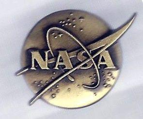 Official NASA Logo - NASA Official Vector Lapel Pin Bronze Edition