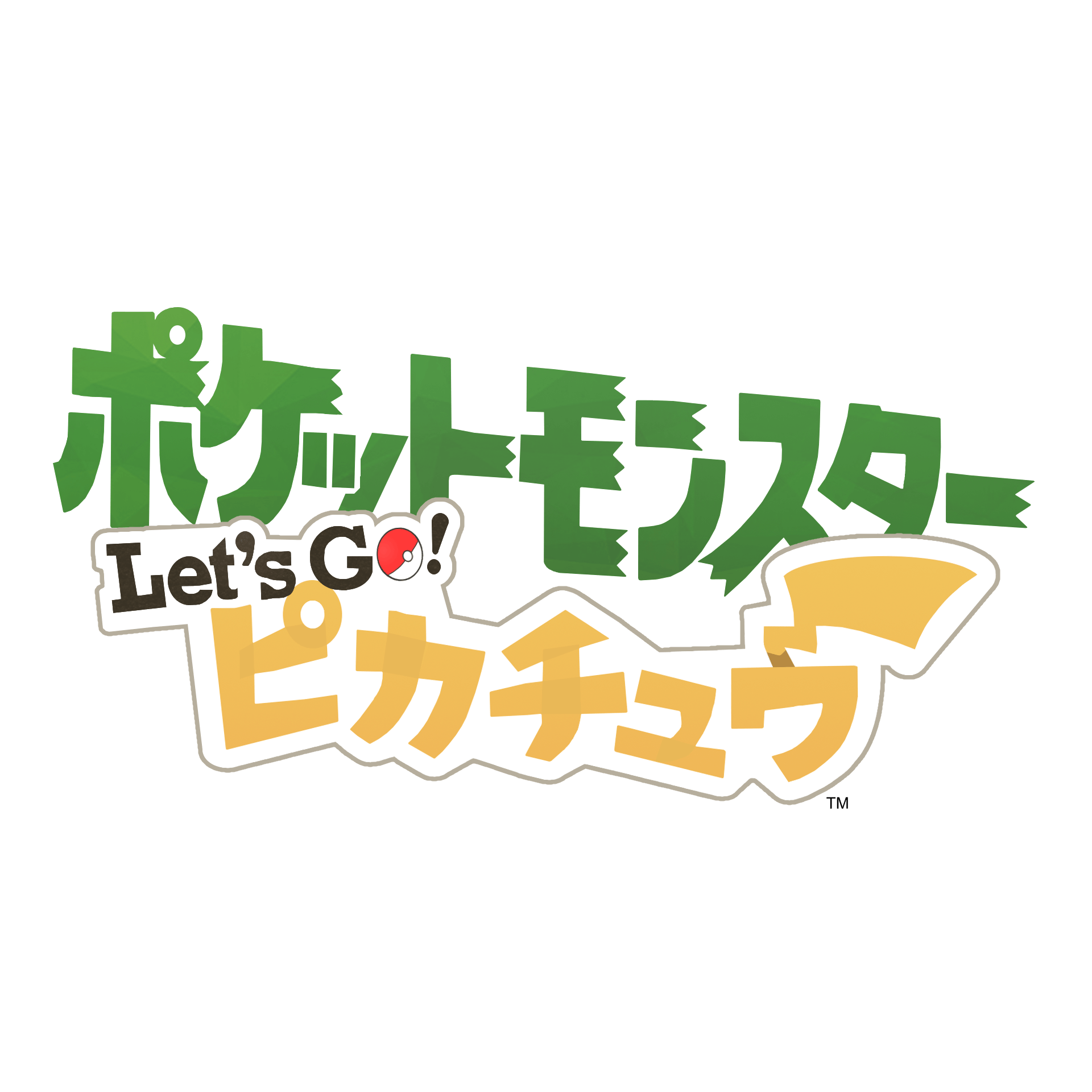 Pokemon Japanese Logo - Higher Resolution of the [Pokémon Let's Go! Pikachu] Logo (Japanese ...