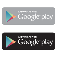 Android and Google Play Logo - Android app on Google play logo vector download