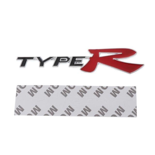 HR R Logo - 3d Metal Emblem Badge Sticker Decal Type R for Honda Cr-v Xr-v Hr-v ...