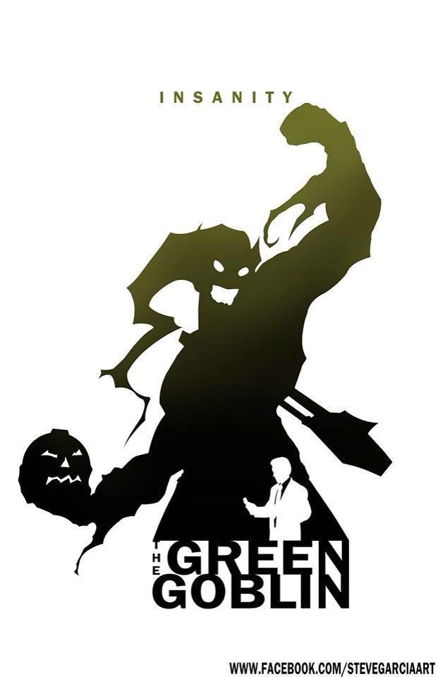 Green Goblin Brand Logo - Green Goblin - Insanity By Steve Garcia | Super Silhouettes by Steve ...