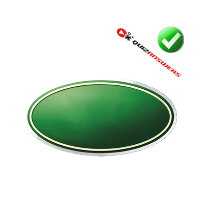 Green and White Circle Logo - Green oval Logos