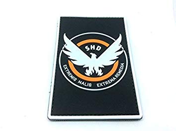 The Division Shd Logo - The Division SHD Cosplay Airsoft Paintball PVC Fan Patch: Amazon.co