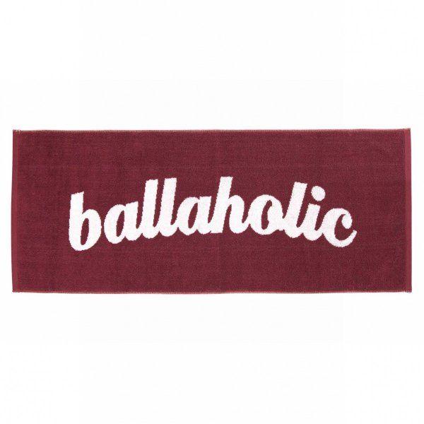 Burgandy and White Rectangle Logo - Ballaholic LOGO Towel 【BHDAC00086BGY】 Burgundy White 【Buyee