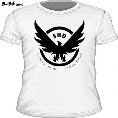 The Division Shd Logo - t shirt tom clancy's the division SHD premium logo original