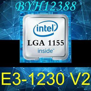 CPU Intel Logo - CPU Intel Xeon E3-1230 v2 Quad Core CPU Prozessor 3.3GHz 8MB ...