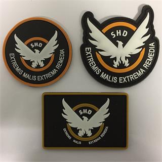 The Division Shd Logo - 3PCS Tom Clancy's The Division SHD Army Tactical Morale Badge Emblem ...