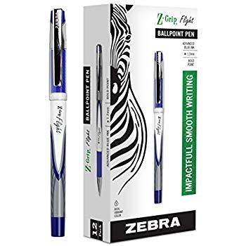 Zebra Pen Logo - Amazon.com : Zebra Pen Z-Grip Flight Retractable Ballpoint Pen, Bold ...