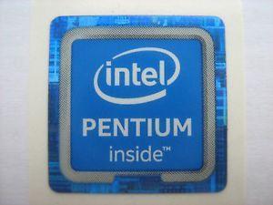 CPU Intel Logo - Intel Pentium Inside Computer Case Sticker Label Logo 18 x 18mm ...