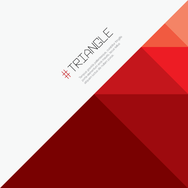 Red Triangle Geometric Logo - Red Triangle Background Vector Image. Free Vectors. Triangle