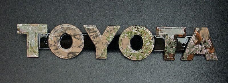 Camo Toyota Logo - FS: Hydro Graphic Imaging | Page 9 | Tacoma World