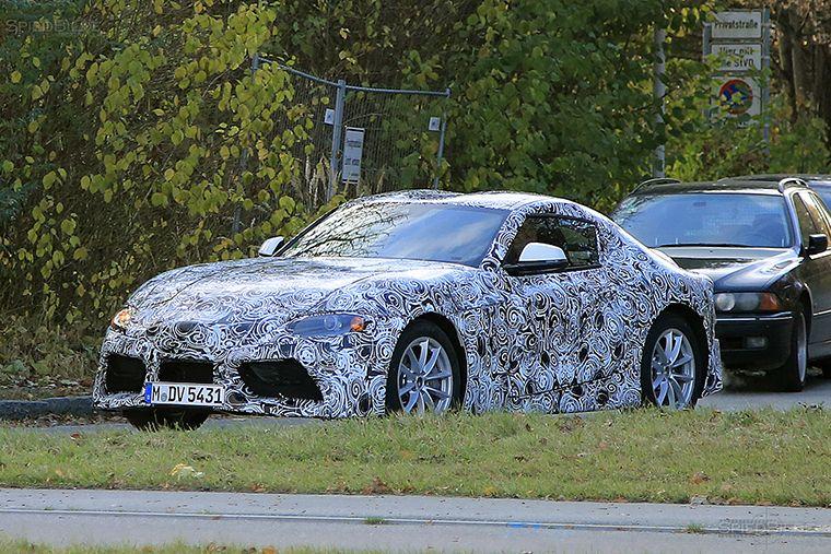 Camo Toyota Logo - Spy Shots—2019 Toyota Supra Rocking Less Camo