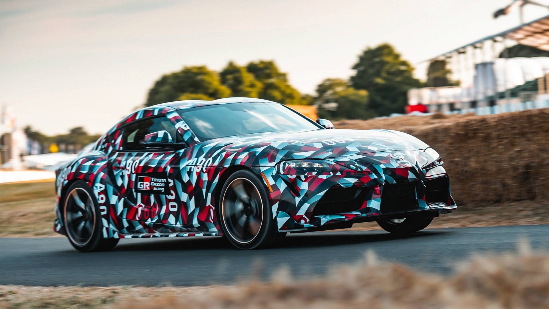 Camo Toyota Logo - Toyota Dedicates Entire Article To Supra's World War I-Inspired Camo