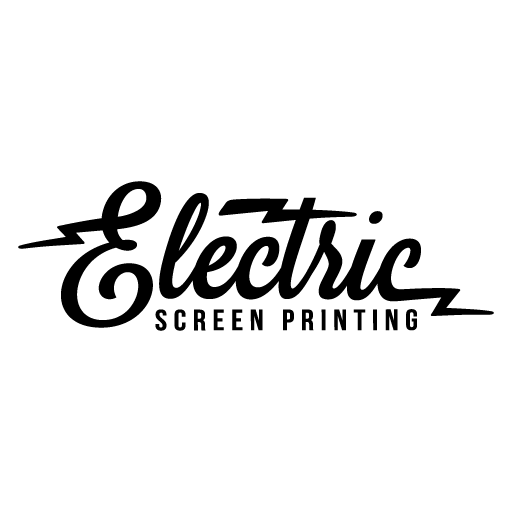 Screen Print Logo - Electric Screenprint | We Print. You Smile.