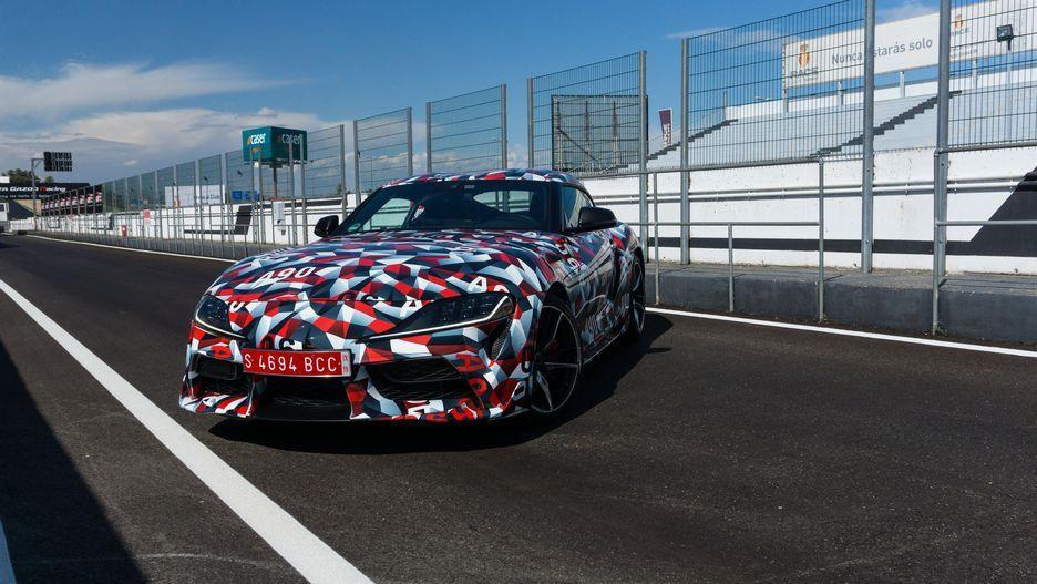 Camo Toyota Logo - Toyota Supra prototype looking trippy in camouflage