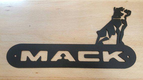 Mack Bulldog Logo - Mack Trucks emblem logo bulldog metal wall art plasma cut | Etsy
