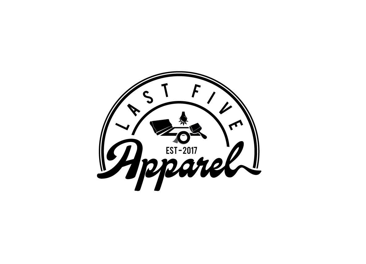 Screen Print Logo - Colorful, Serious, Screen Printing Logo Design for Last Five Apparel ...