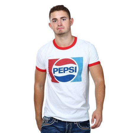 70'S Pepsi Logo - Trau & Loevner - Pepsi 70s Logo Ringer T-Shirt - Walmart.com