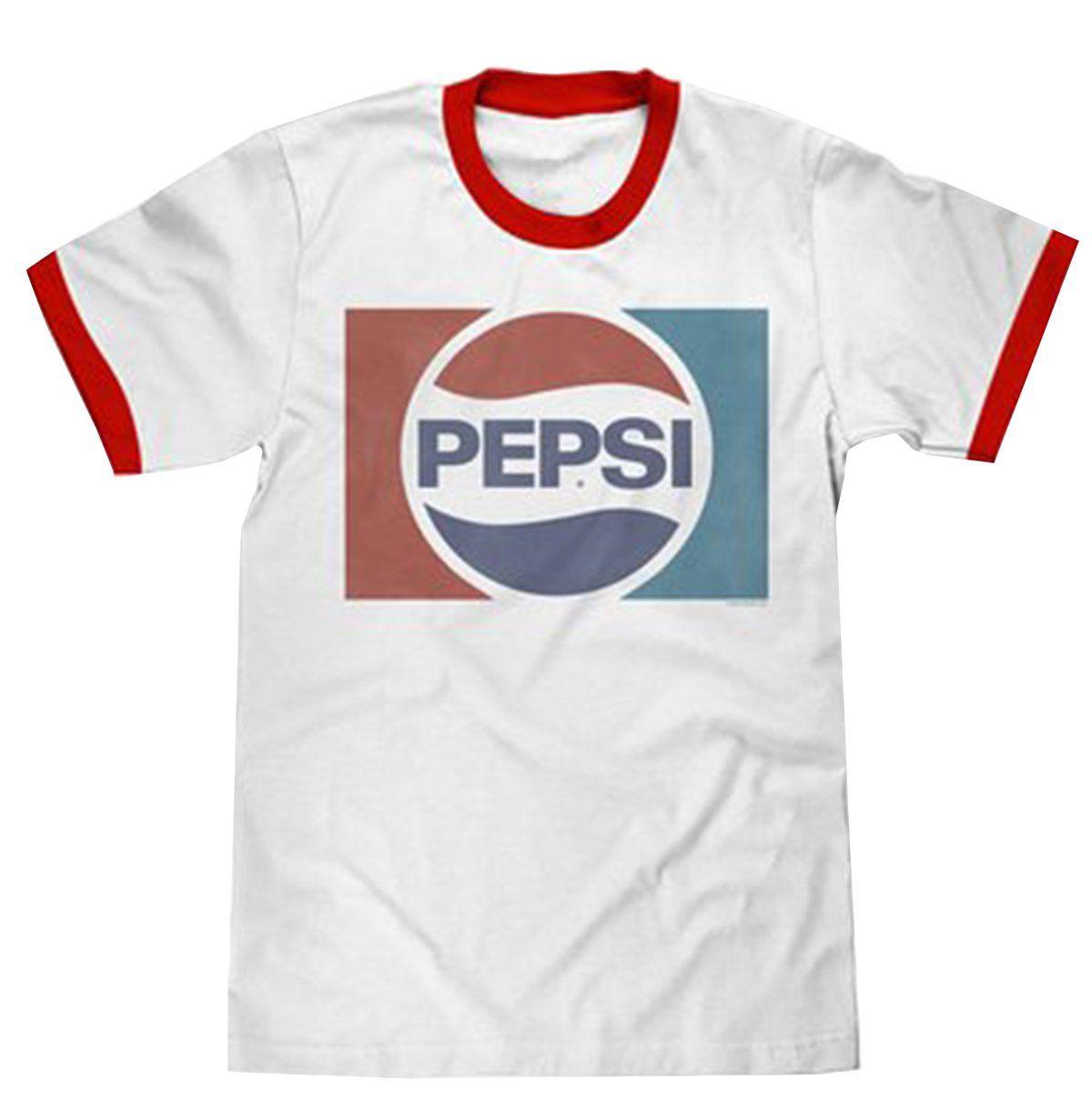 70'S Pepsi Logo - Trau & Loevner Boys Pepsi 70s Logo Ringer T-Shirt Small: Amazon.co ...