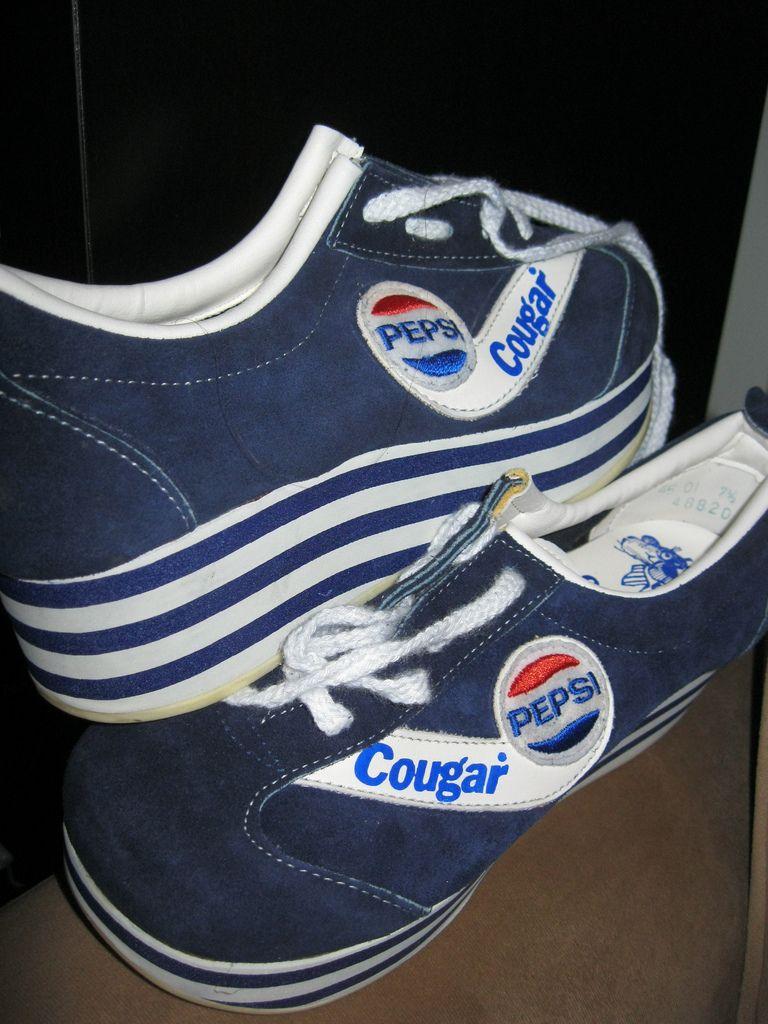 70'S Pepsi Logo - Pepsi Cougar Navy Blue Suede Platform 70's Shoes | My new ad… | Flickr
