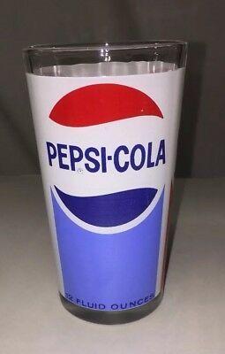 70'S Pepsi Logo - VINTAGE 1970'S RED White & Blue Pepsi Logo Collectible 12 Oz Glass ...