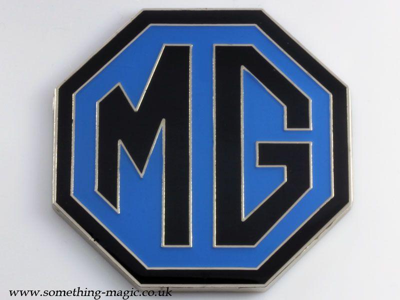 Blue Mg Logo - MG Badge in Blue