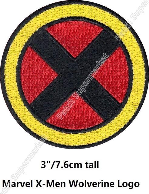 Marvel Wolverine Logo - X men x men Wolverine Super Hero Embroidered Patches Avengers Marvel