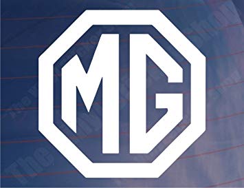 Blue Mg Logo - MG Logo Vinyl Classic Car Bumper Window Sticker Decal For ZR