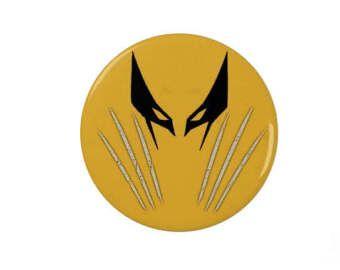 Marvel Wolverine Logo - X men comic pin | Etsy